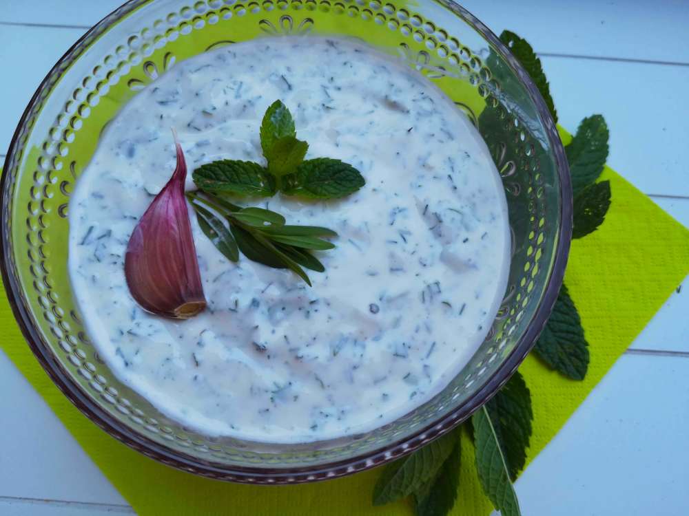 Kräuter Joghurt Sauce